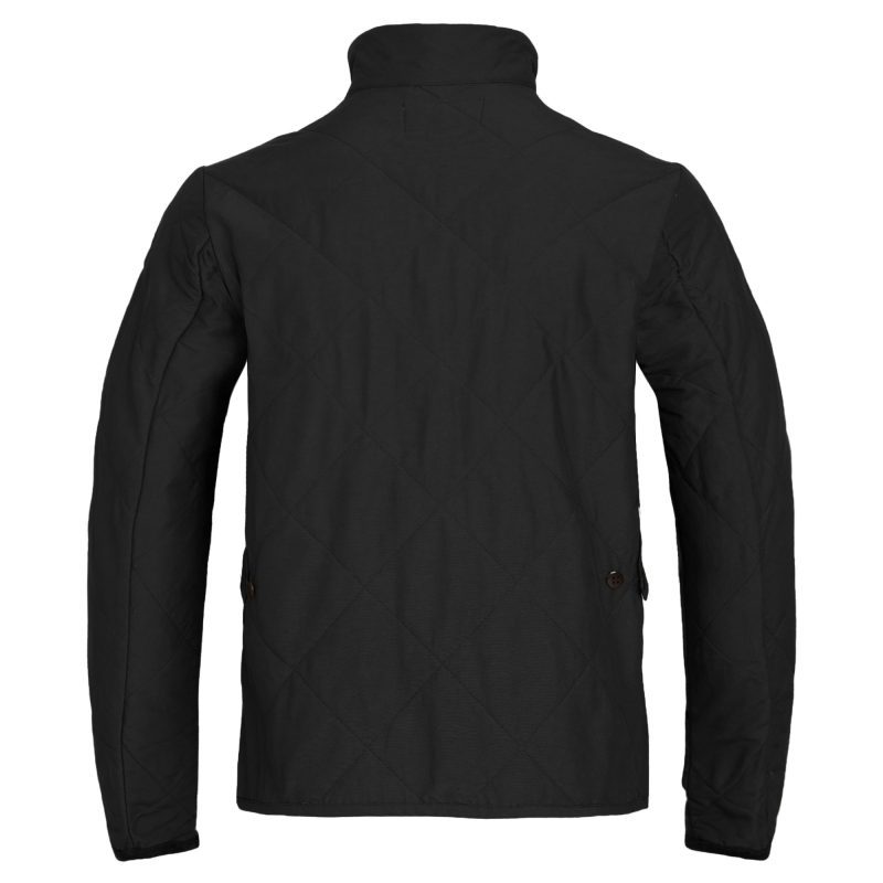 QuiltedJacket Solid Black 3