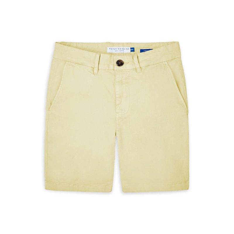 StretchChinoShorts 7inch PaleYellow